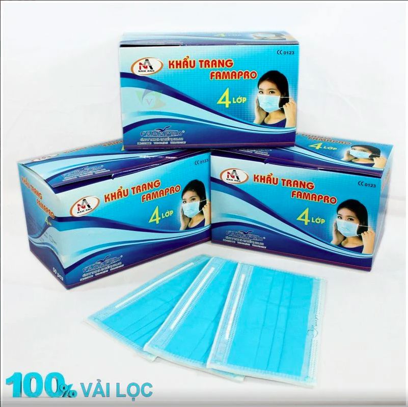 Khẩu Trang Y Tế 4 Lớp